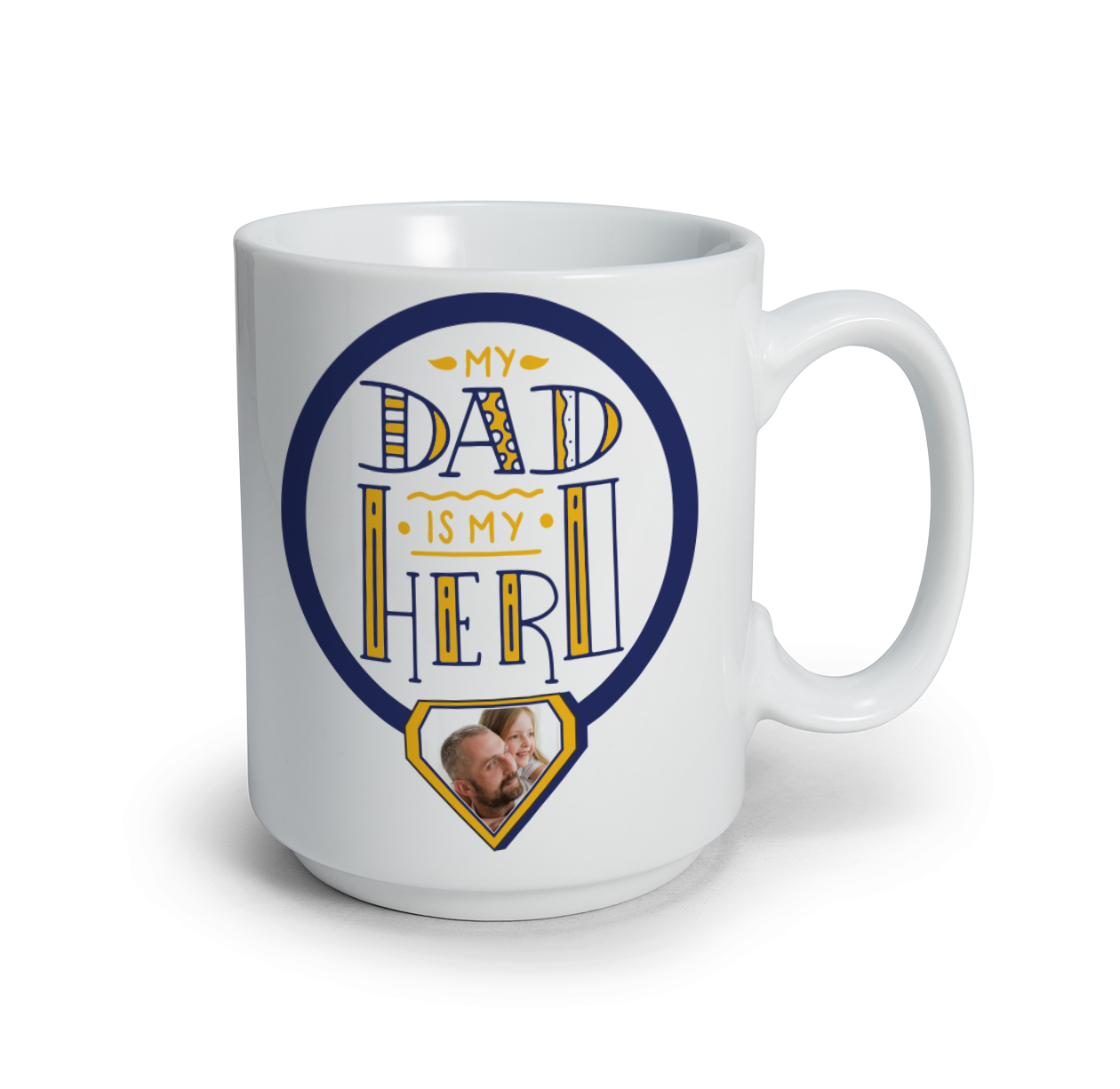 My dad is my hero - Tazza mug