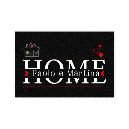 Home - Tappeto - personalizzato con nomi