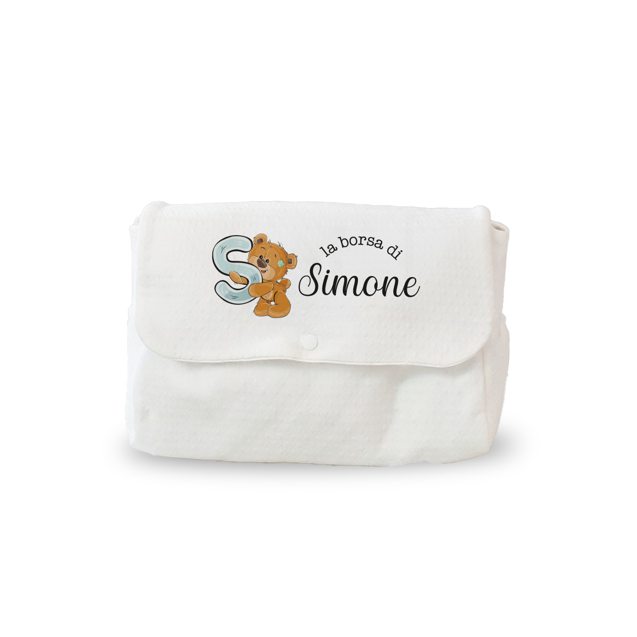 Baby animal - Borsa Fasciatoio per Neonato personalizzata con nome e iniziale