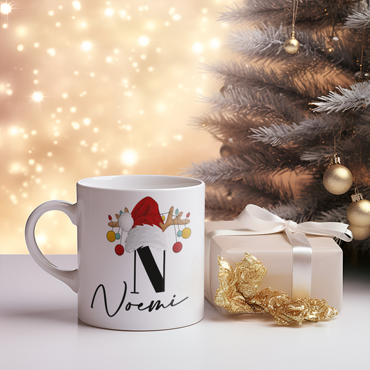 Christmas Name - Tazza mug - idea regalo Natale - personalizzato con nome