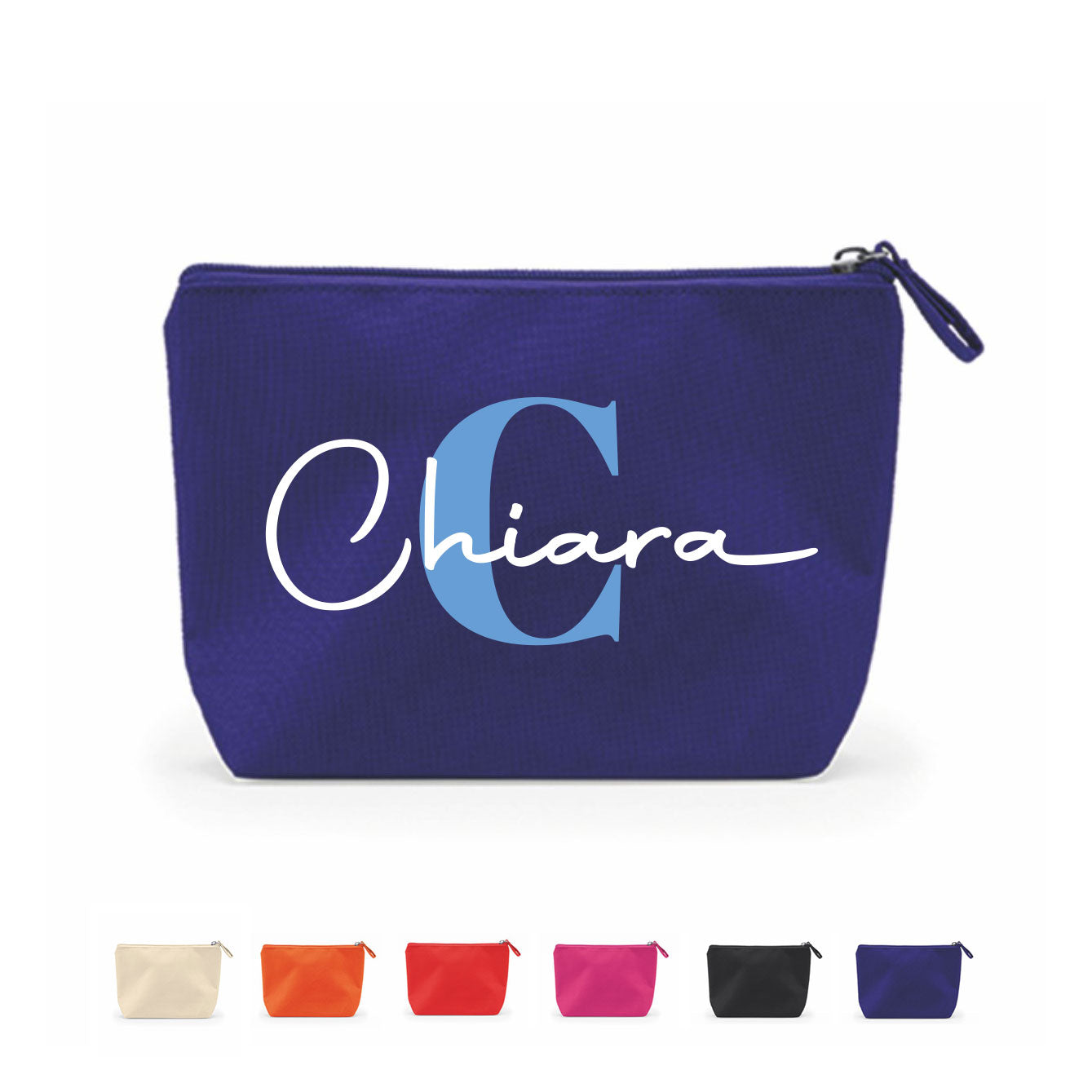 Letter Blue - Pochette personalizzata con nome