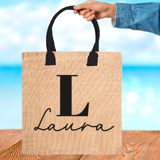 Letter - Borsa Mare personalizzata con nome