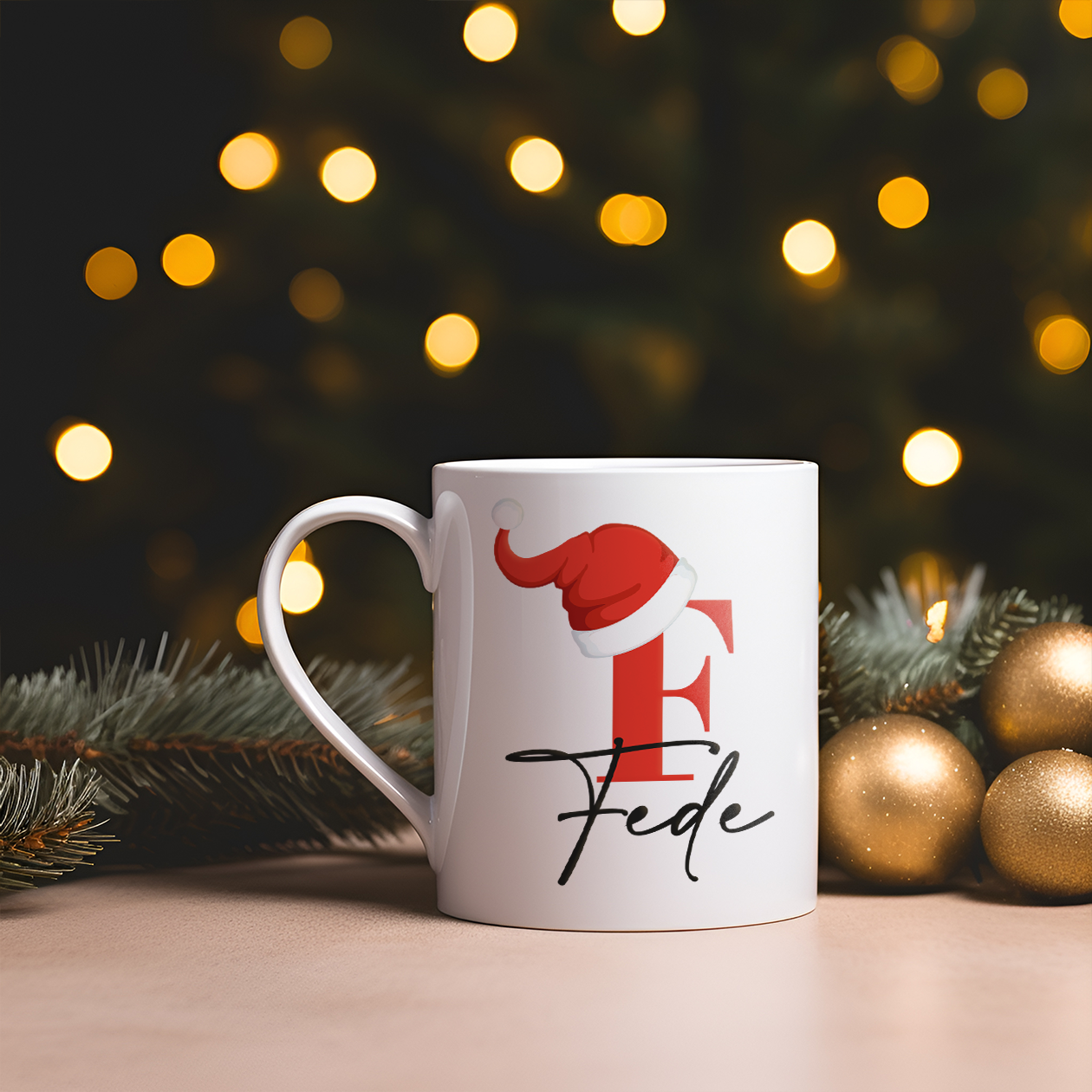 Cap Christmas - Tazza mug - idea regalo Natale - personalizzato con nome