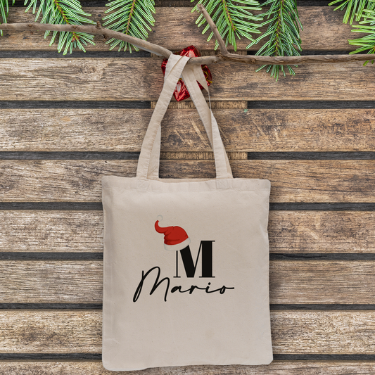 Christmas Name - Shopper In Cotone - personalizzata con nome