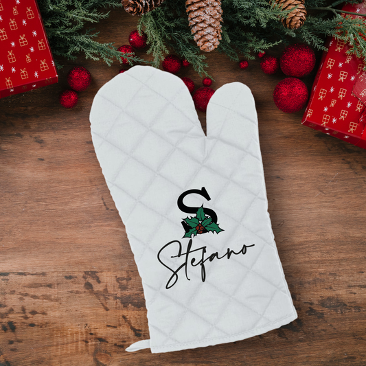 Classic Name - Guanto da cucina - personalizzato con nome