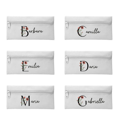 Name flower - Astuccio in Poliestere - personalizzato con nome