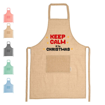Keep Calm it's Christmas - Grembiule da Cucina Natalizio