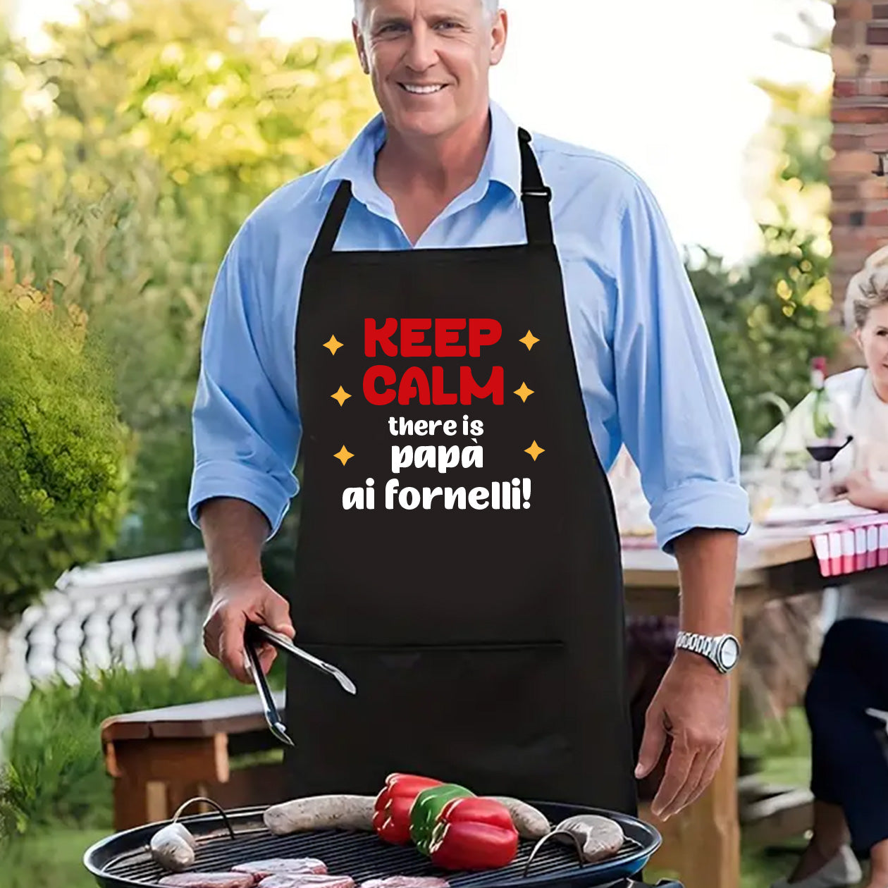 Papà ai fornelli - Grembiule da Cucina - personalizzato con nome