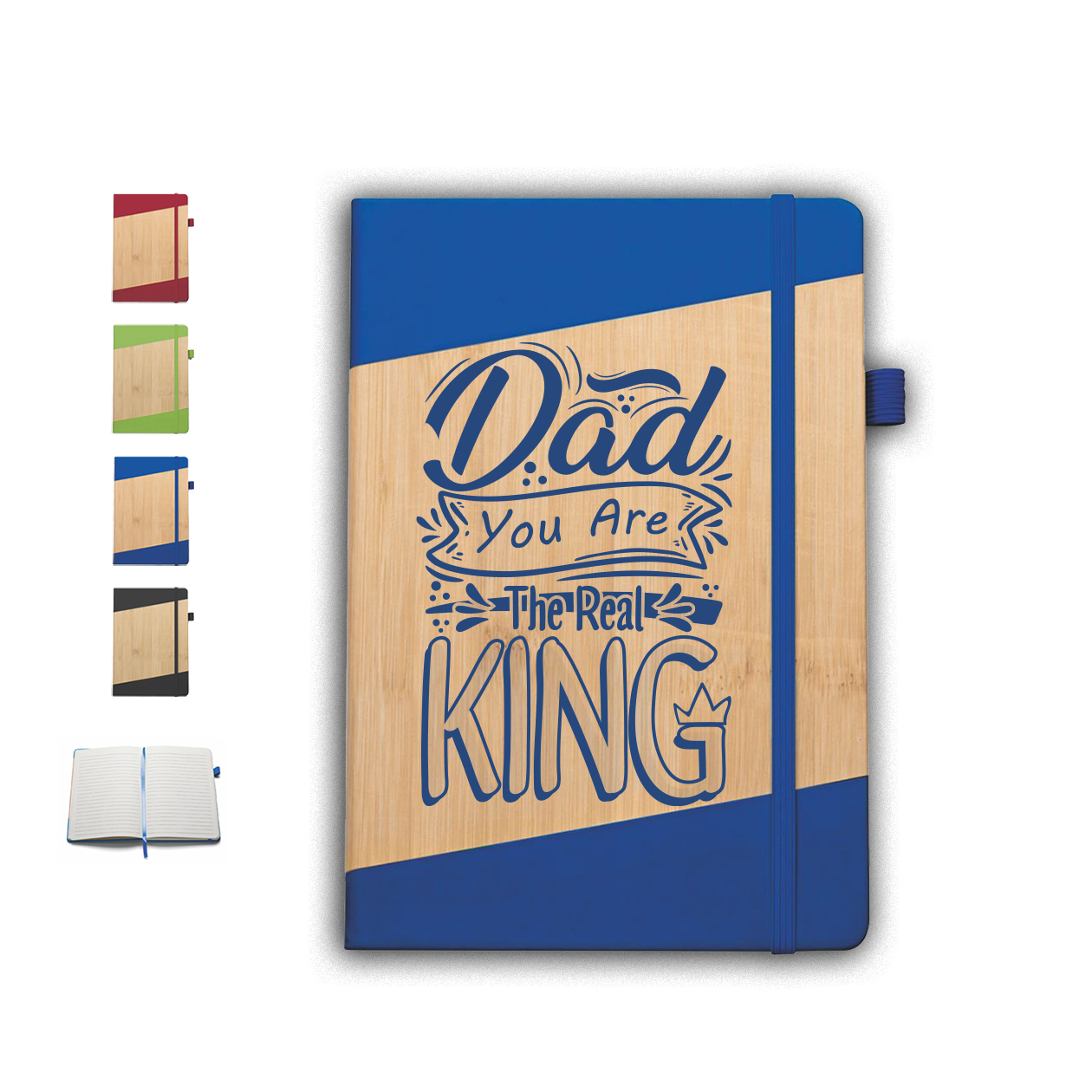 Dad you are the real king - Block Notes in PU a righe