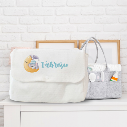 Baby Moon - Borsa Fasciatoio per Neonato - personalizzata con nome