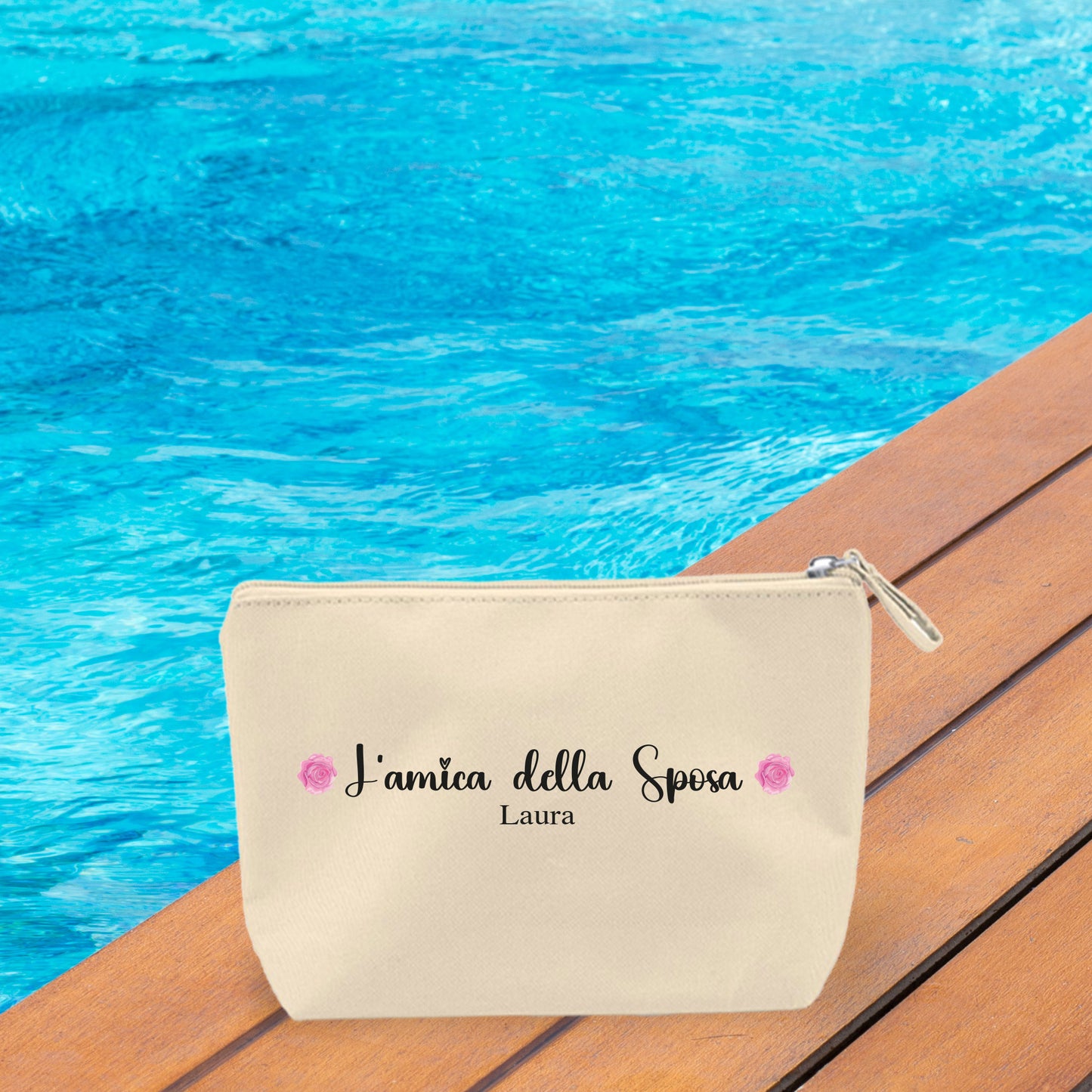 L'amica della sposa - Pochette personalizzata con nome