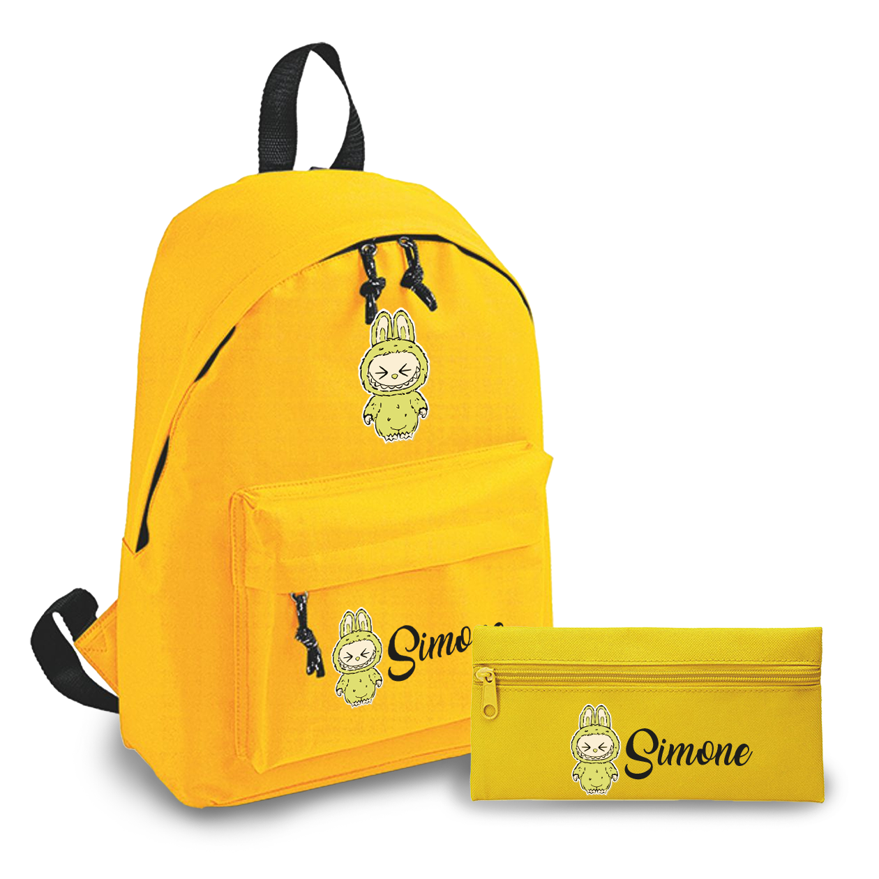 Labu green - Zaino + Portapenne - personalizzati con nome