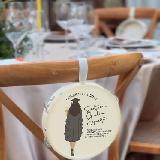 Congratulazioni - Set da 10 Tamburelli - personalizzati