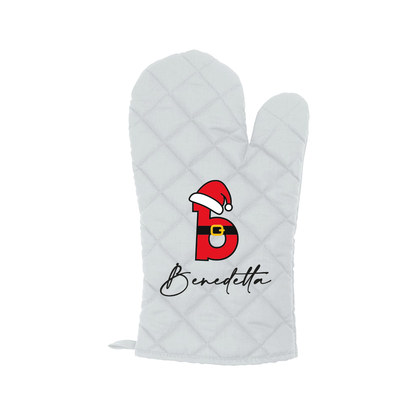 Name Santa Claus - Guanto da cucina - personalizzato con nome