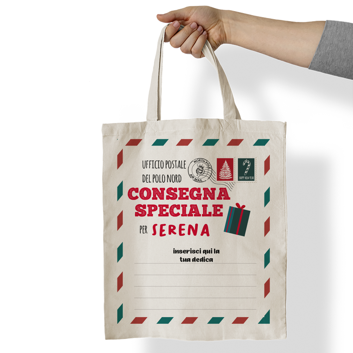 Consegna speciale - Shopper In Cotone - personalizzata con dedica