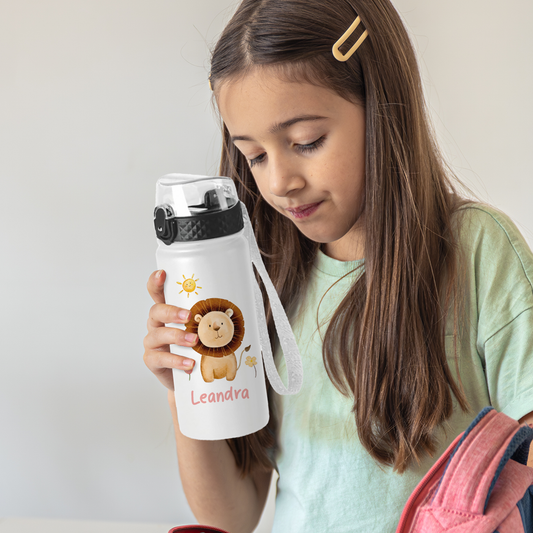 Girl Lyon - Borraccia termica da 550 ml - personalizzata con nome