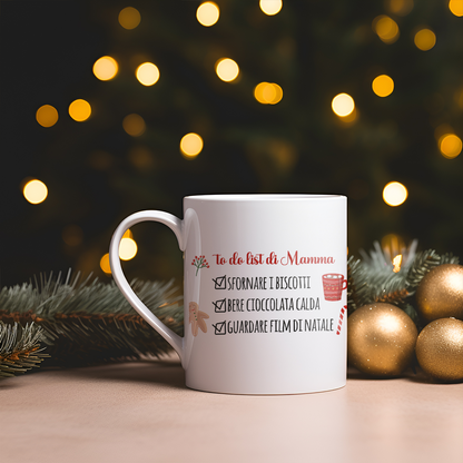 La li sta di Mamma - Tazza mug - idea regalo Natale