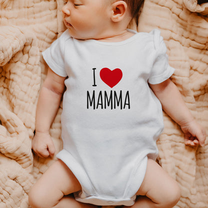 I love mamma - Tutina neonato - body