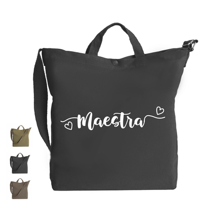 I love Maestra - Borsa da Donna in Tela