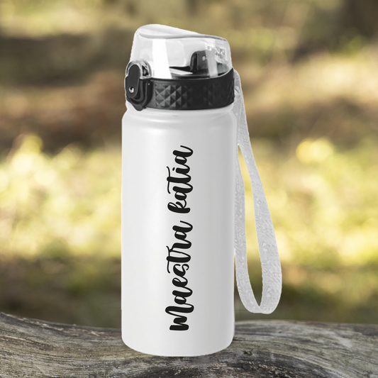 Maestra - Borraccia termica da 550 ml - personalizzata con nome