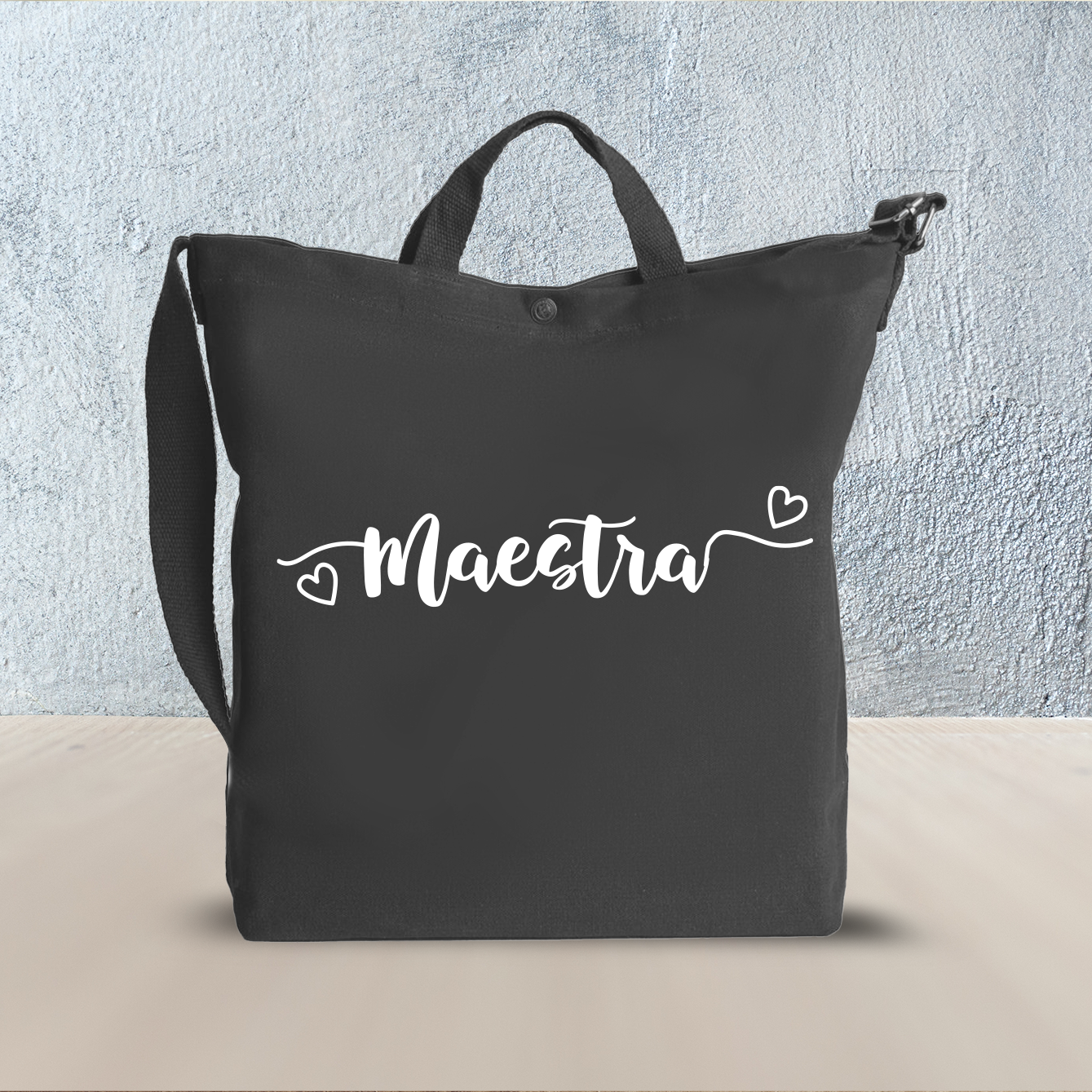 I love Maestra - Borsa da Donna in Tela