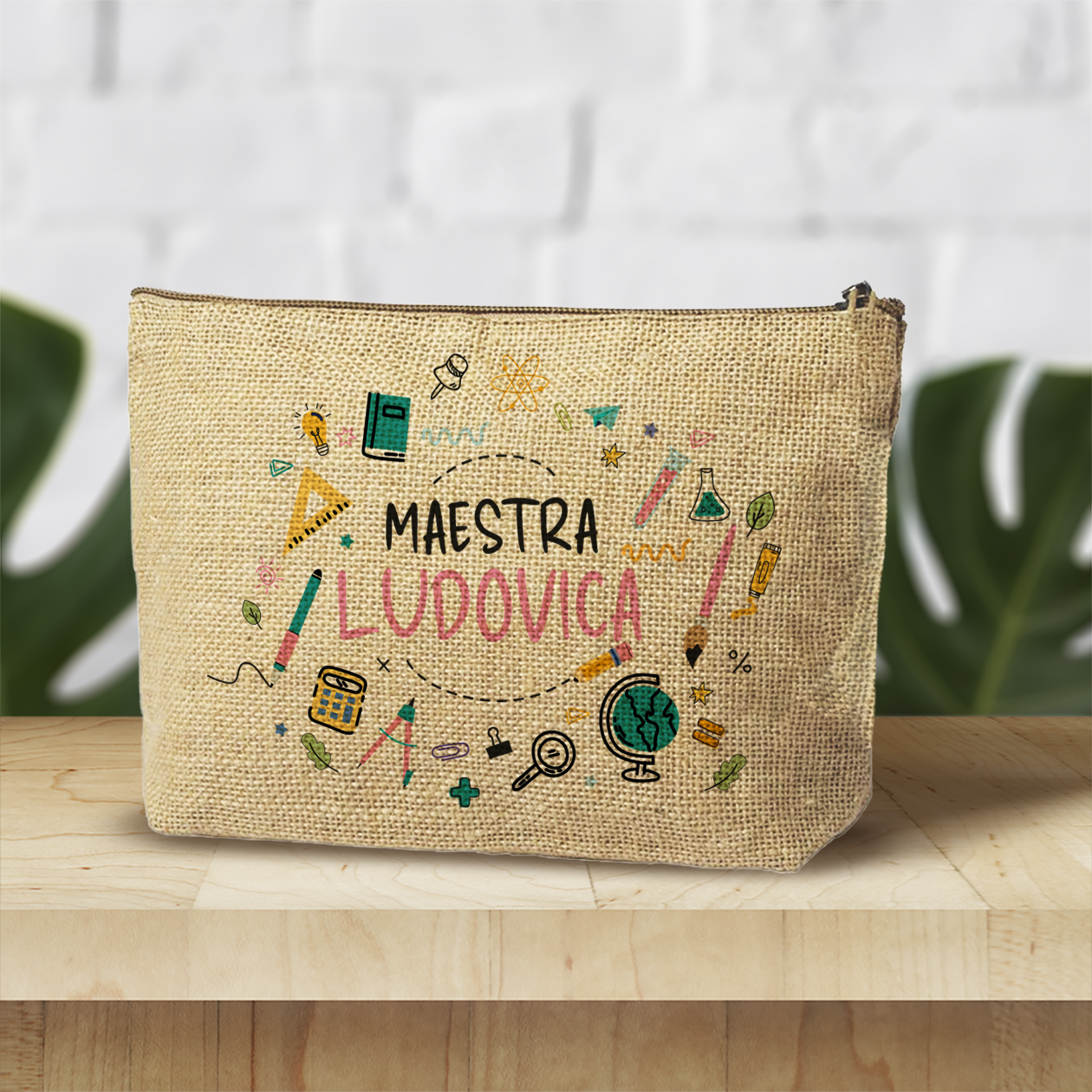 Maestra - Pochette personalizzata - idea regalo maestra