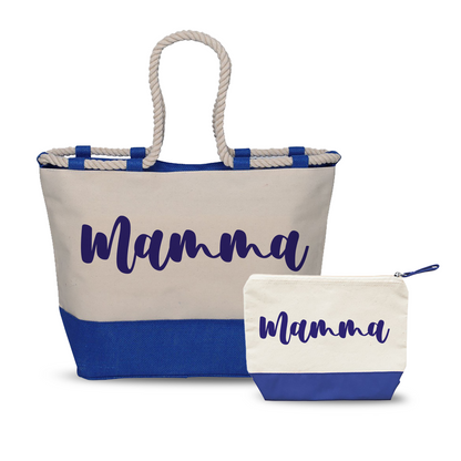 Mamma - Combo: Borsa mare + Pochette