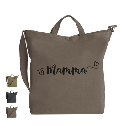 Mamma Heart - Borsa da Donna in Tela