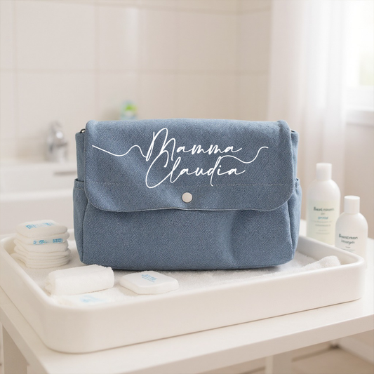 Mamma line name - Borsa Fasciatoio per Neonato - personalizzata con nome