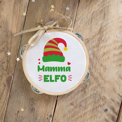 Elfo - Set da 10 Tamburelli - personalizzati con nomi