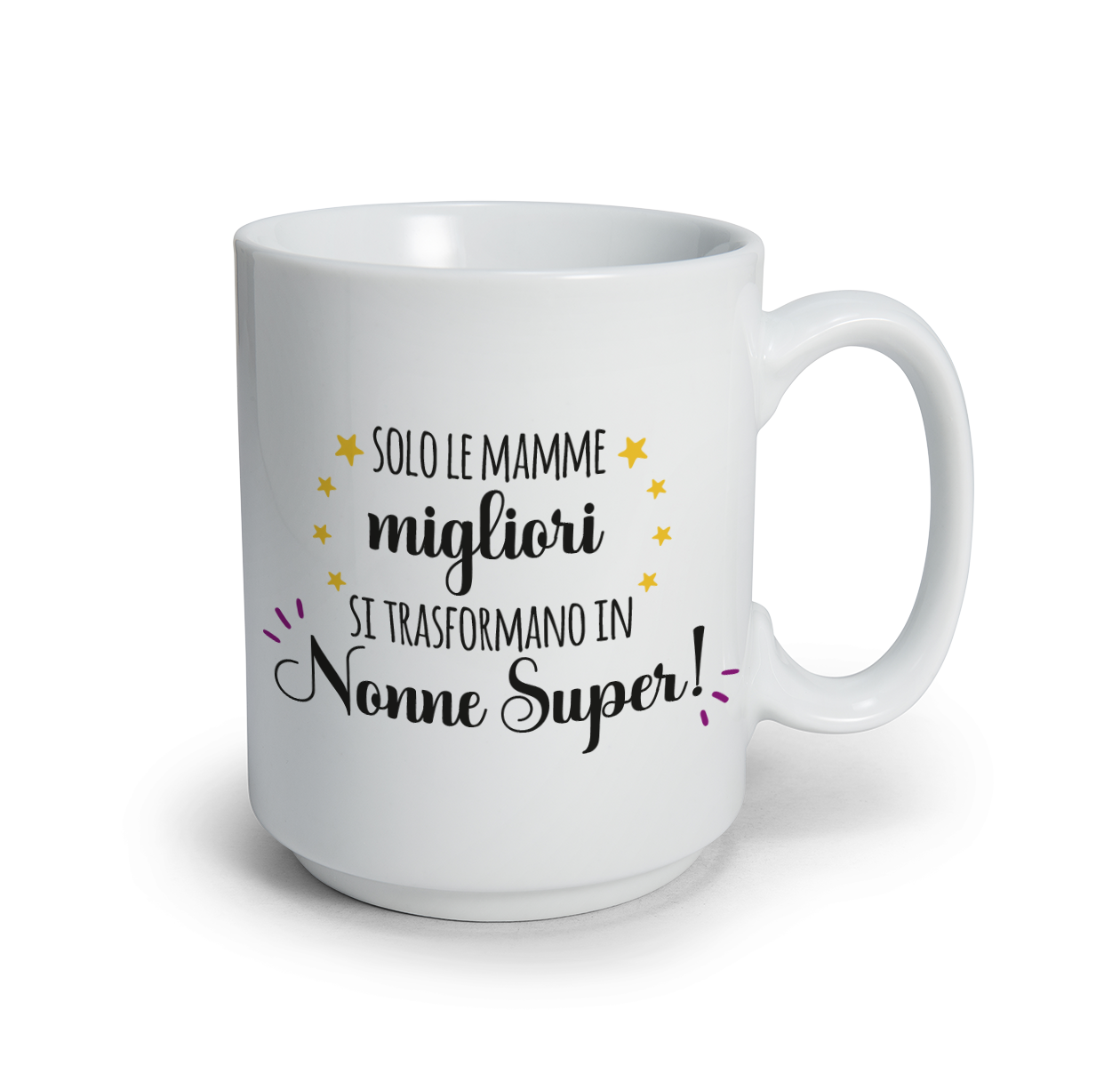 Solo le mamma migliori si trasformano in nonne super - Tazza mug