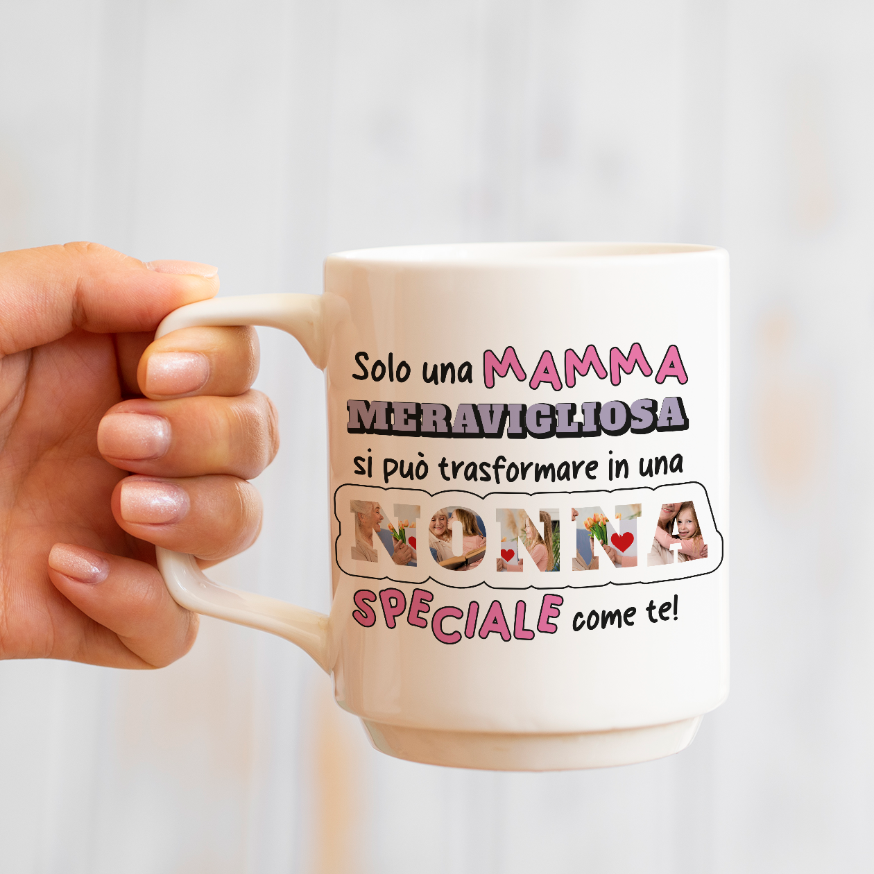 Nonna speciale - Tazza mug - personalizzata con foto