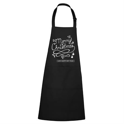 Merry Christmas and Happy New Year - Grembiule da Cucina Natalizio