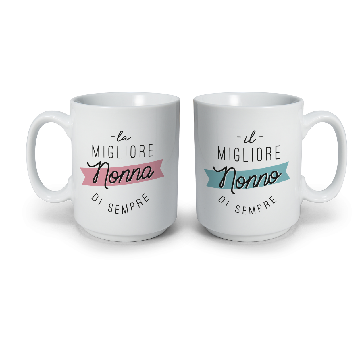 I migliori nonni di sempre - Coppia tazze Mug