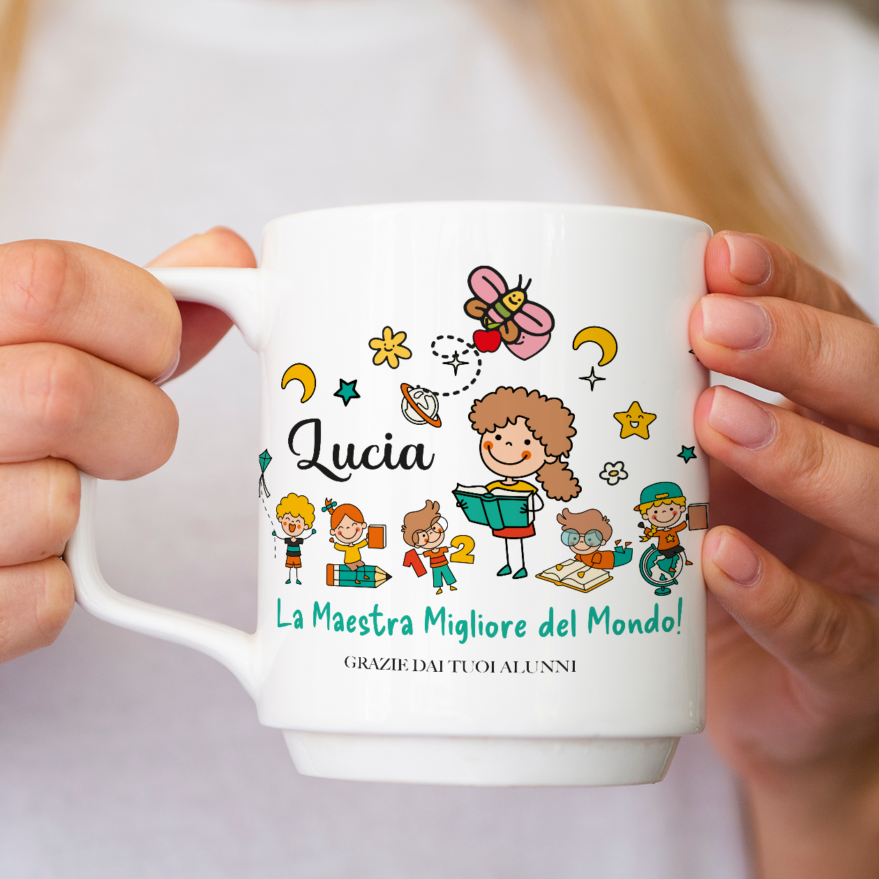 La Maestra migliore del mondo - Tazza Mug - personalizzata