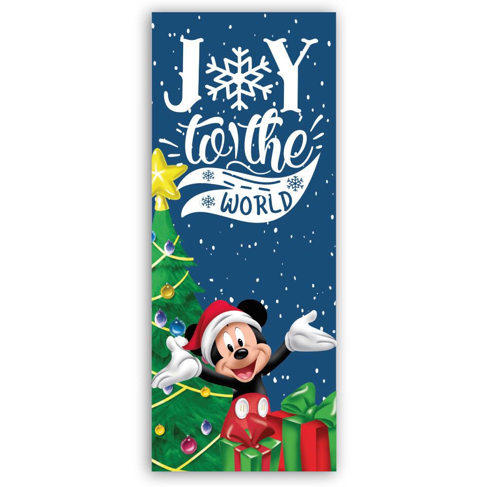 Joy to the world - Copertura Porta Natale - Sfondo Porta d'ingresso