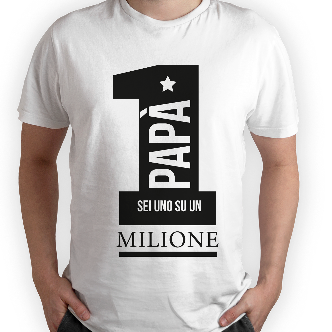 Papà sei uno su un milione - T-shirt