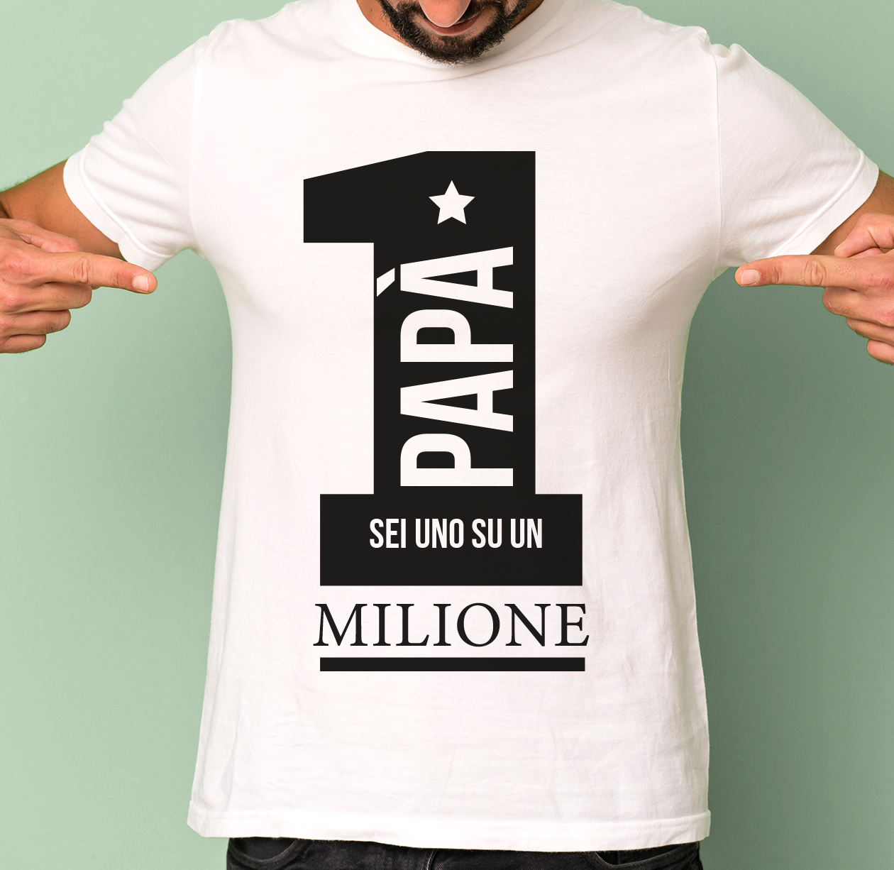 Papà sei uno su un milione - T-shirt