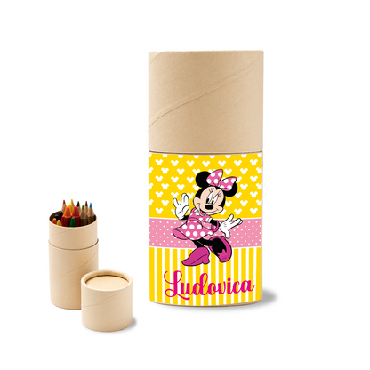 Boy &  Girl - Set 6 pezzi Da Disegno In Legno personalizzati con nomi