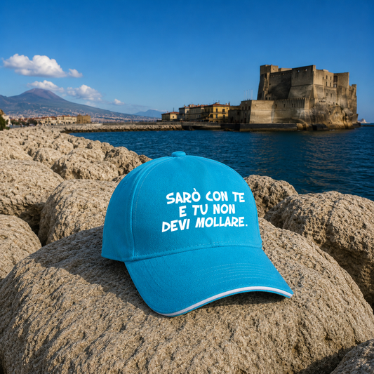 Sarò con te e tu non devi mollare - Cappello con visiera