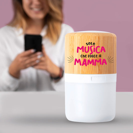 Solo musica che piace a mamma - Speaker wireless in bamboo