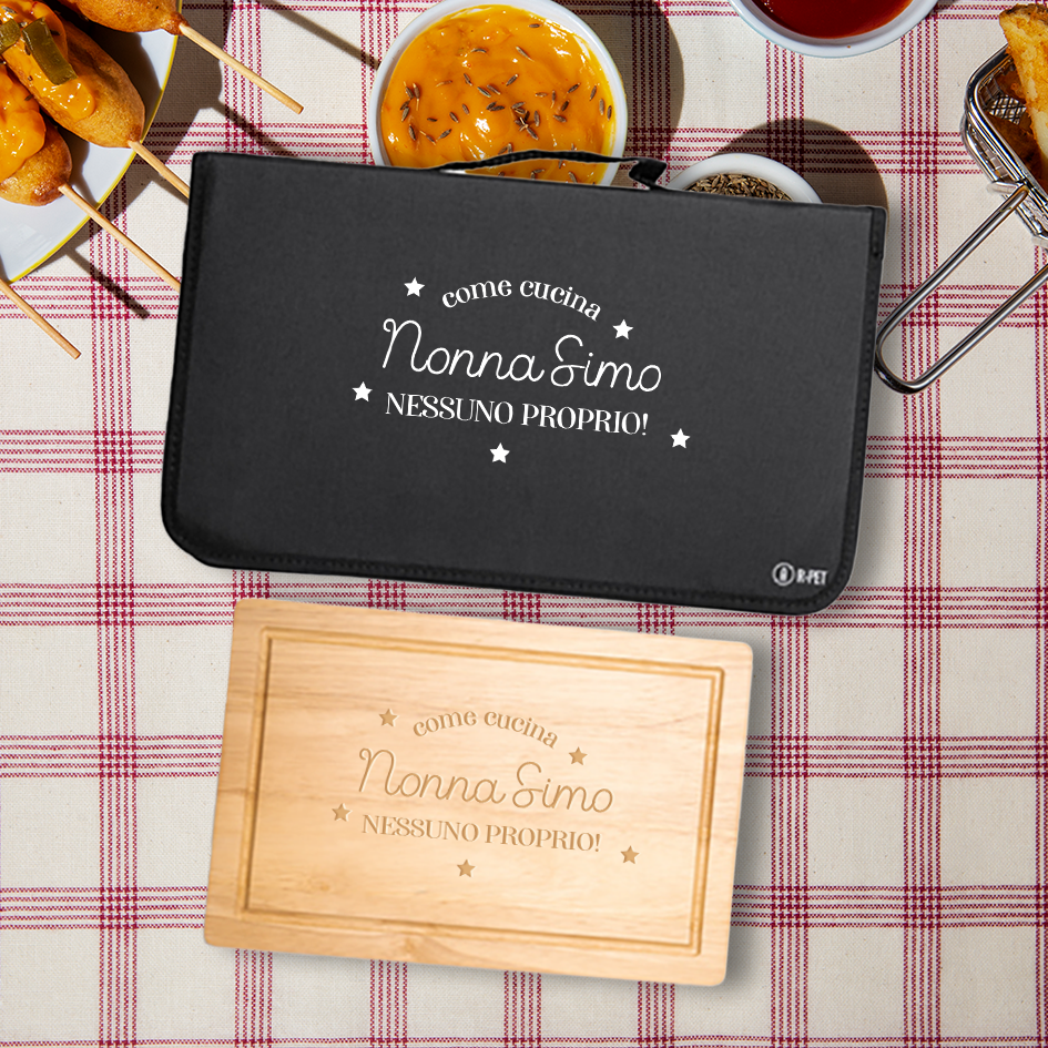 Come cucina nonna - Set Barbecue - personalizzato con nome