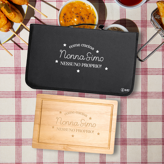 Come cucina nonna - Set Barbecue - personalizzato con nome