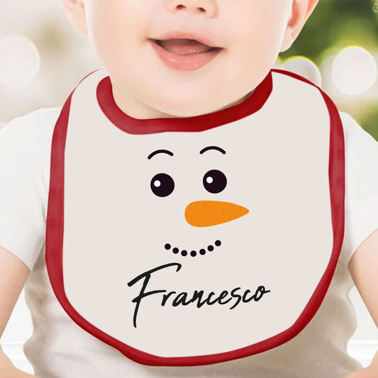 Snowman - Bavetto - personalizzato con nome