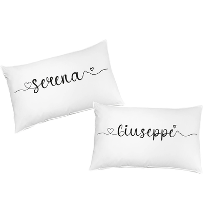 Classic name - Coppia Federe - personalizzata con nomi