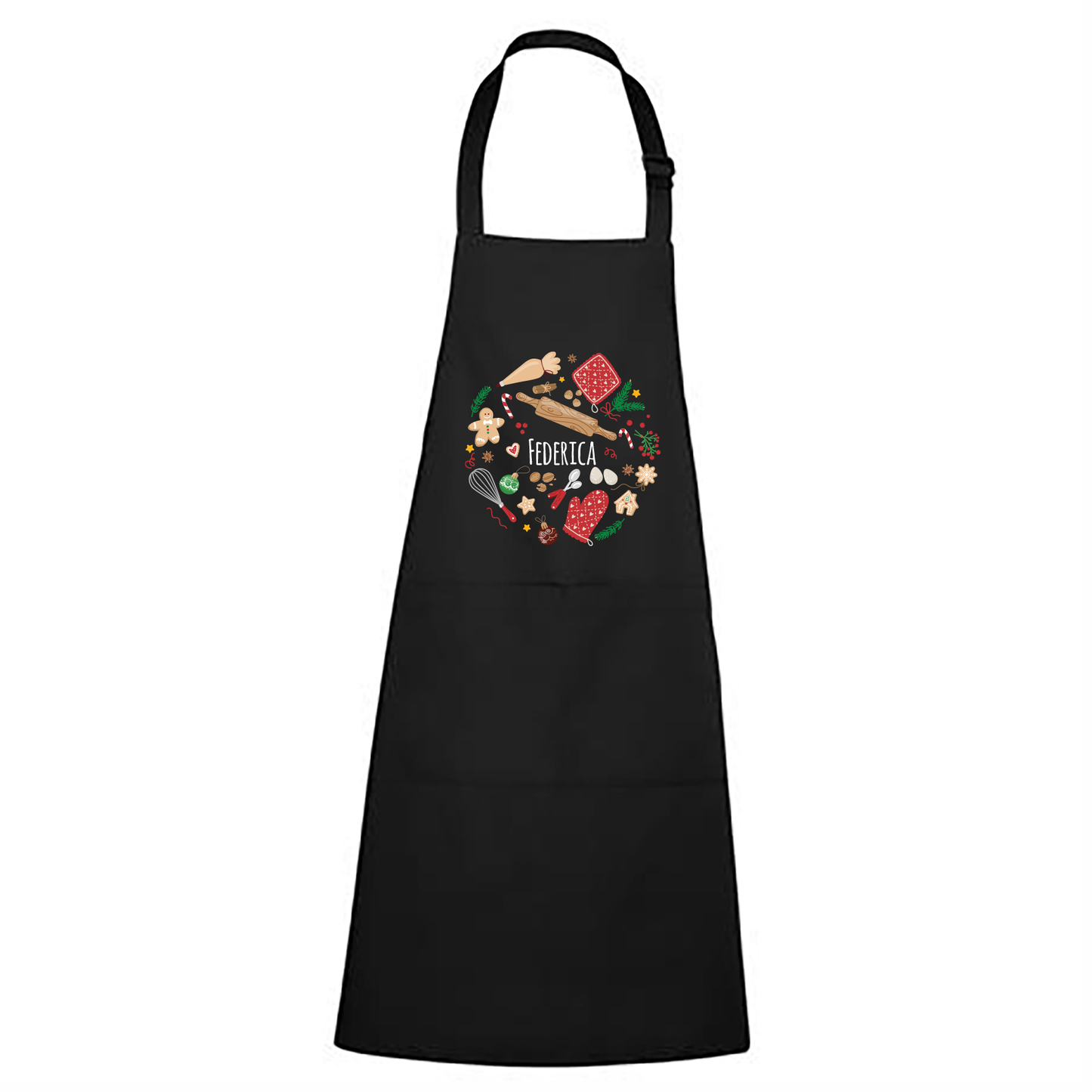 Kitchen - Grembiule da Cucina Natalizio - personalizzato con nome