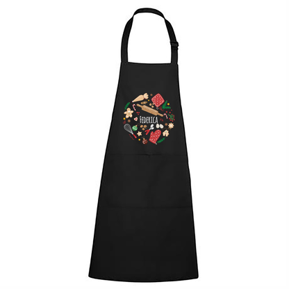 Kitchen - Grembiule da Cucina Natalizio - personalizzato con nome