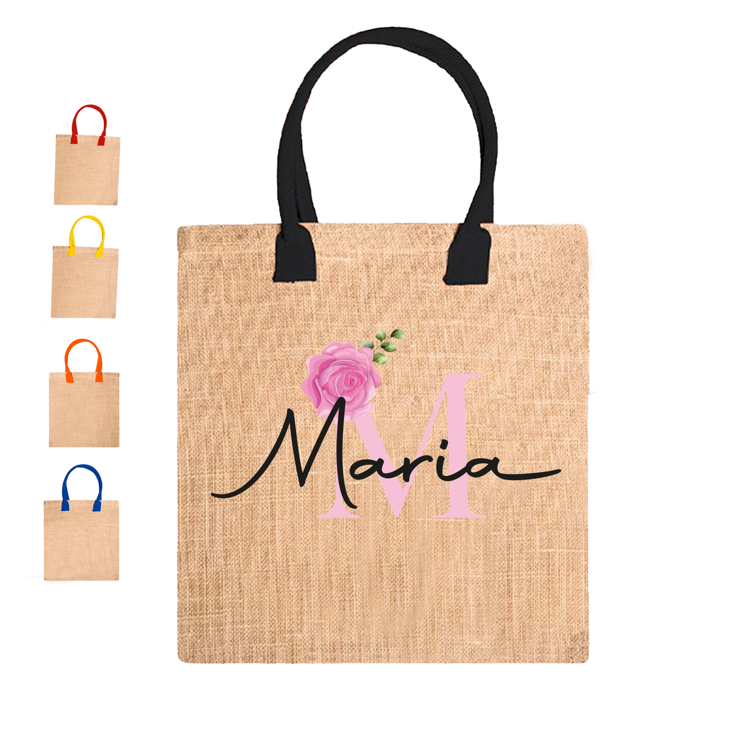 Name rose - Borsa Mare personalizzata con nome