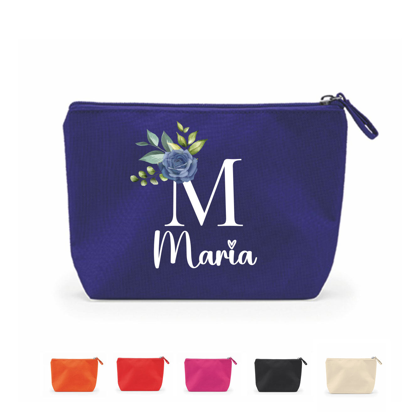 Rosa Blu - Pochette personalizzata con nome