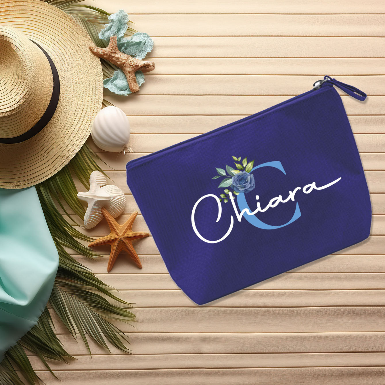 Blue Name - Pochette personalizzata con nome